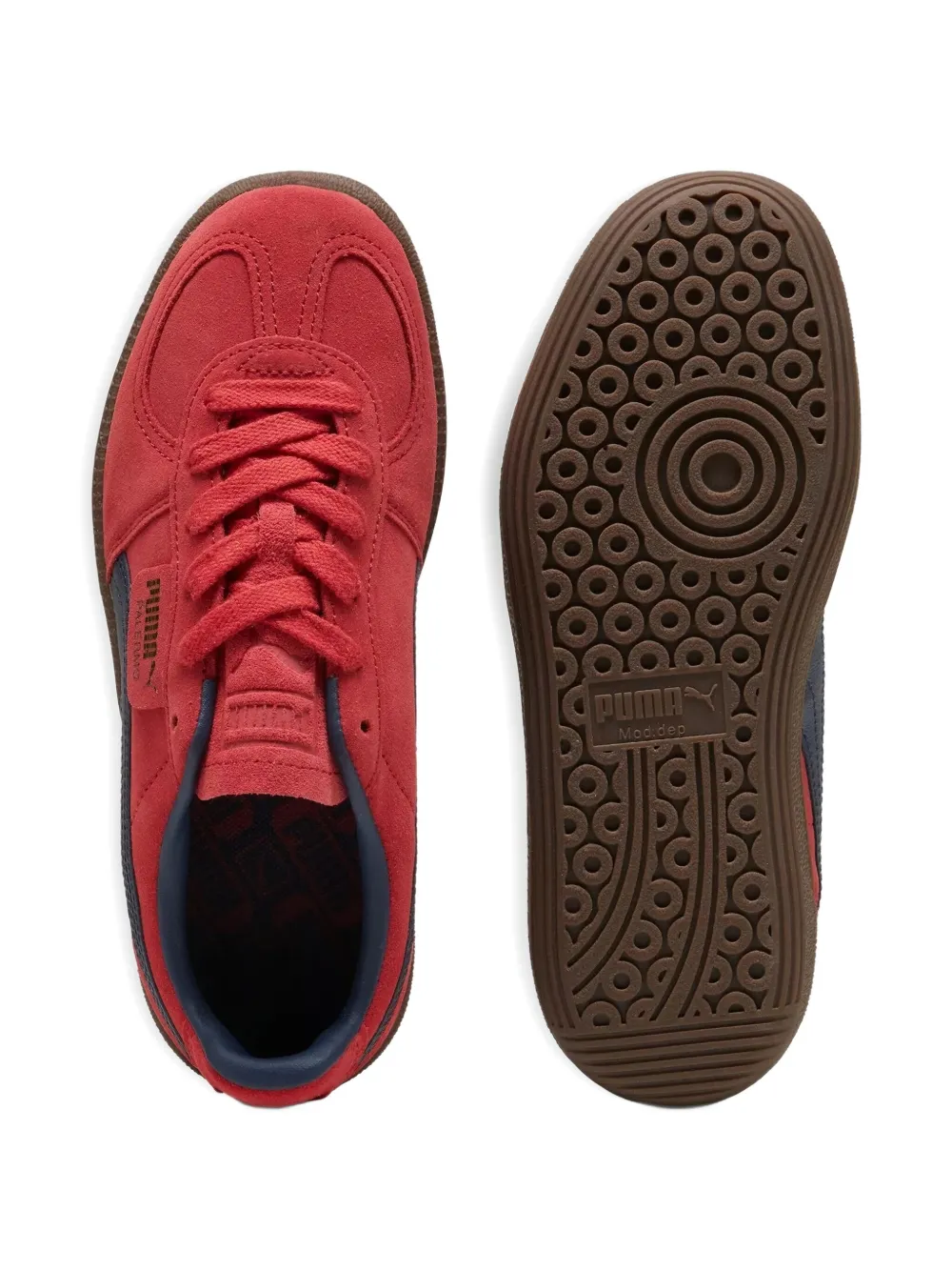 PUMA Palermo "Club Red Club Navy" sneakers