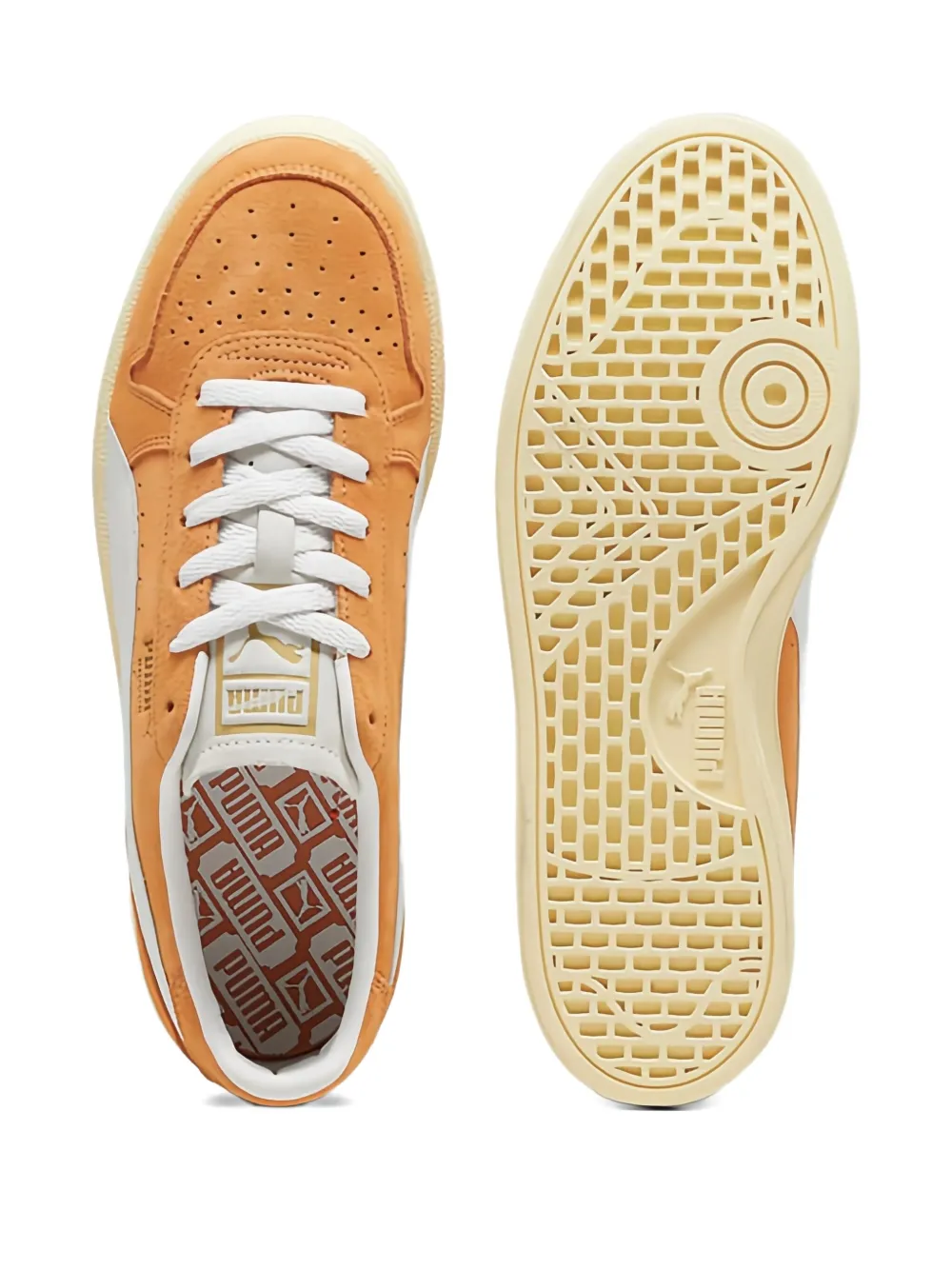 PUMA Indoor Soft "Orange White" sneakers