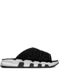 Nike Air More Uptempo ""Black/White/Red"" slides