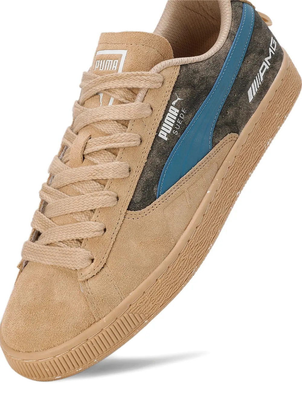 PUMA x Mercedes Motorsport Torque "Beige Blue" sneakers Blauw
