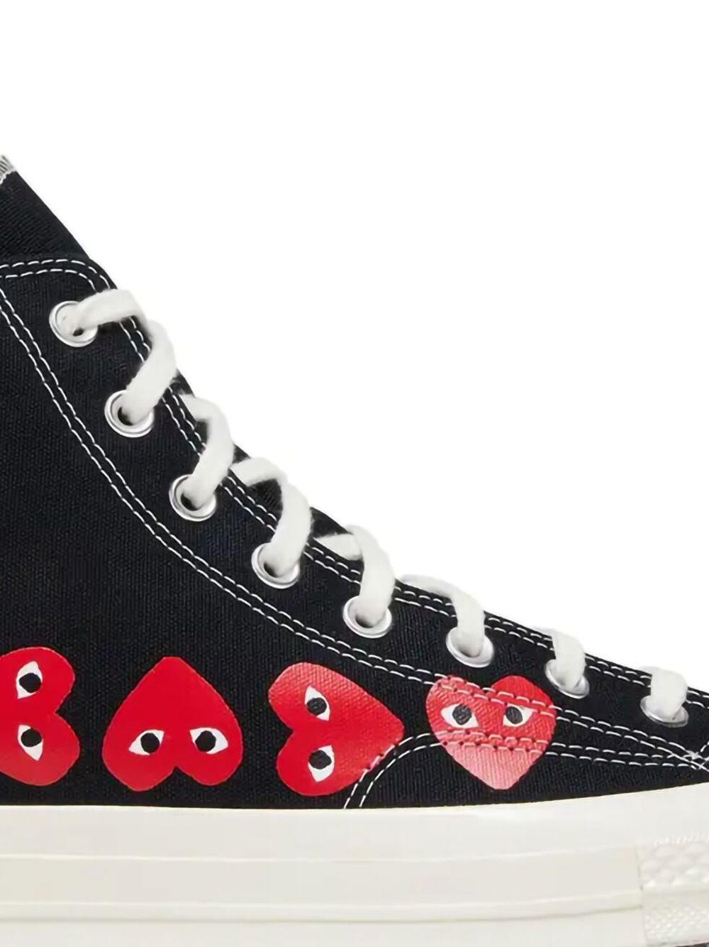 Comme Des Garçons Play x Converse Chuck Taylor All Star 70 Hi sneakers Zwart