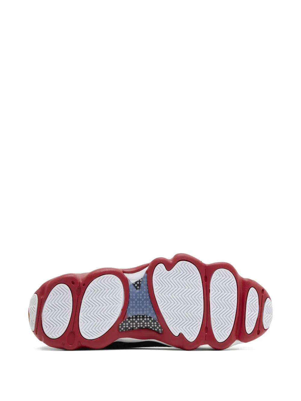 Jordan Pro Strong "White Black Gym Red" sneakers Wit