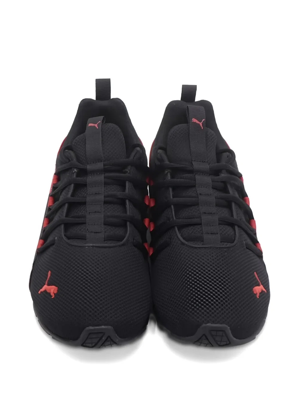 Puma Axelion Break "red/black" Sneakers In Black