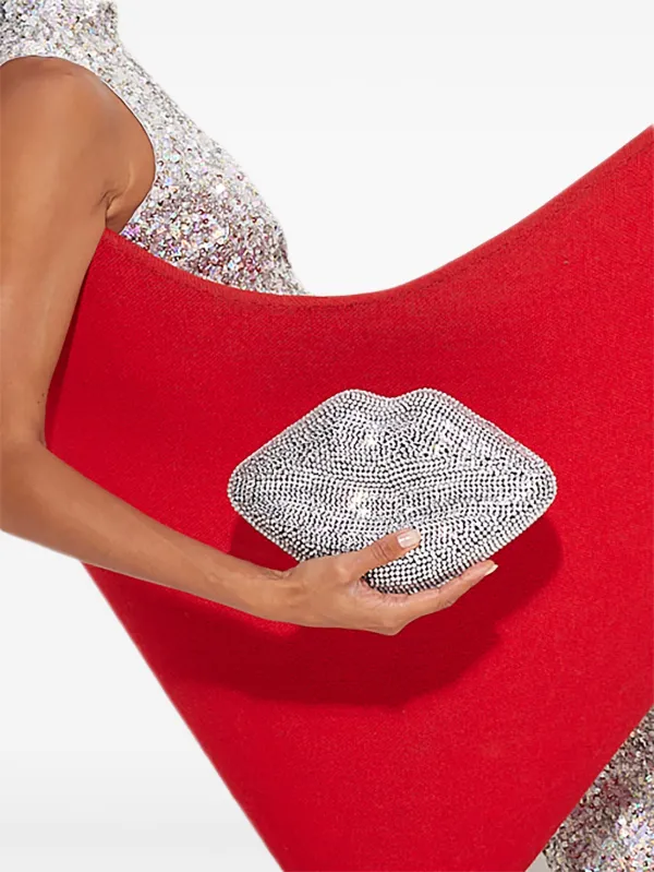 Simon Miller リップ 唇 クラッチバッグ ショルダー 鞄 Simon Miller Lip Clutch Bag | Silver | FARFETCH