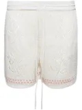 Calle Del Mar Dinner Party shorts - White