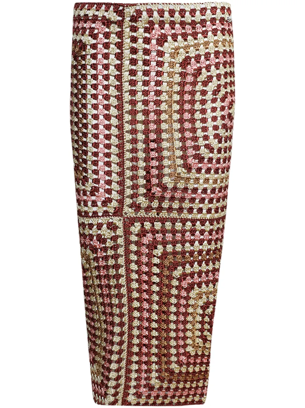 Granny Square midi skirt