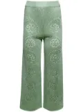 Calle Del Mar Vine Floral trousers - Green
