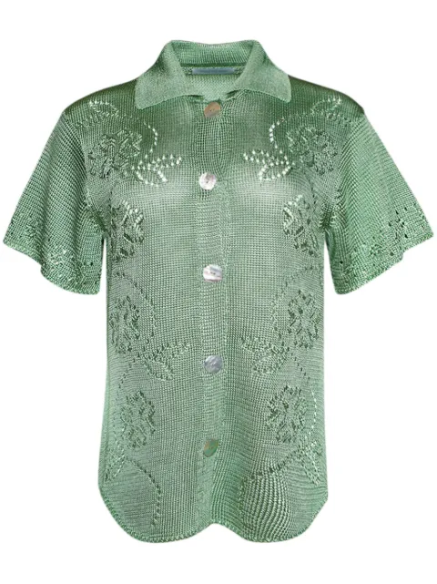 Calle Del Mar Vine Floral shirt