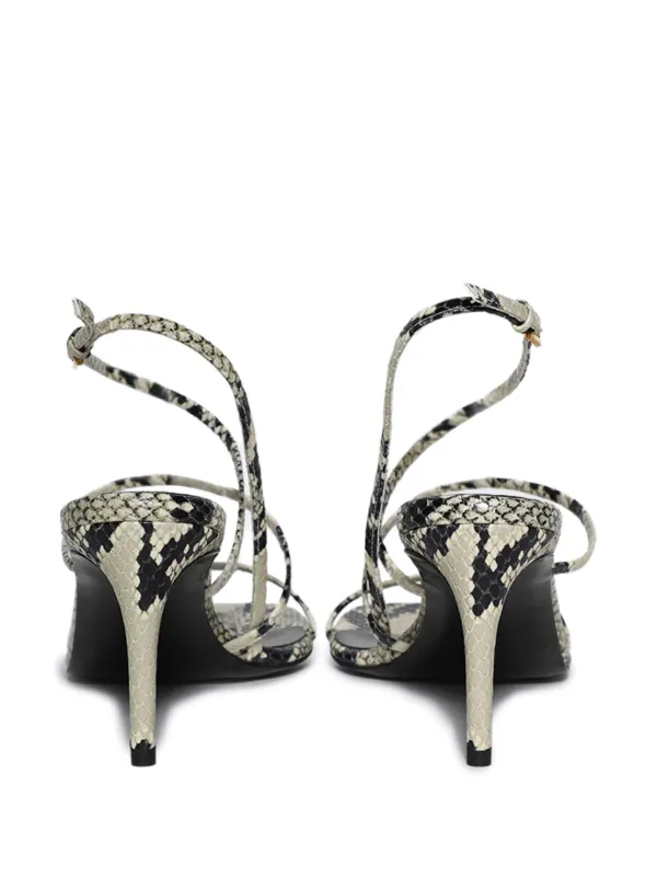 【送料&関税込】Khaite loop Sandals Loop Sandal in Black Leather – KHAITE