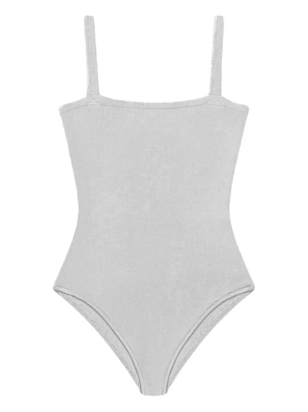 Calle Del Mar ribbed knit bodysuit Grijs