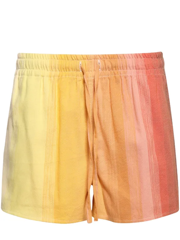 Marrakshi Life The High Waisted Short Shorts in Orange