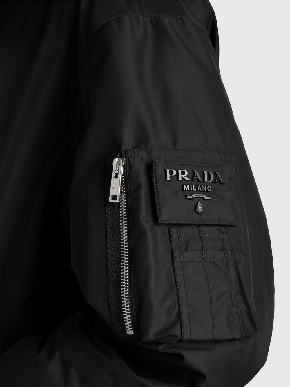 Prada Technical Fabric Jacket Zwart