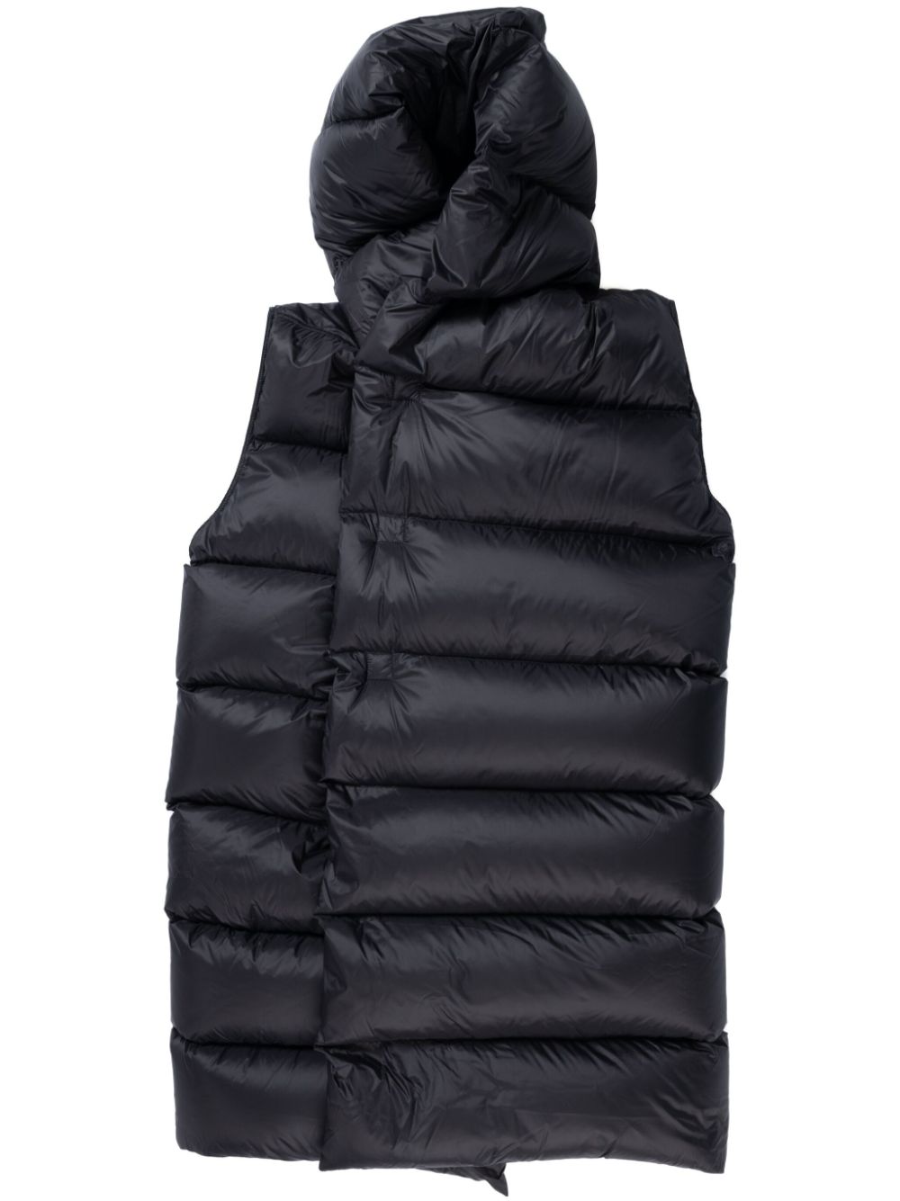 hooded gilet