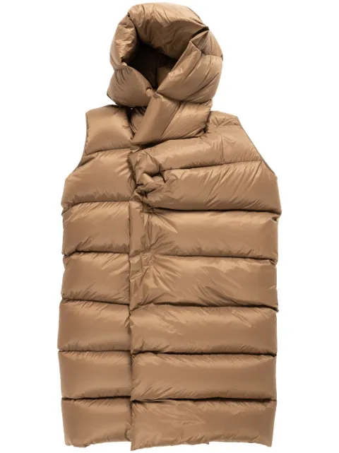 Rick Owens chaleco capitonado