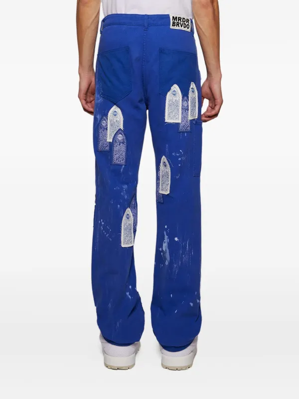 Who Decides War Sky Painter Jeans | Blue | FARFETCH