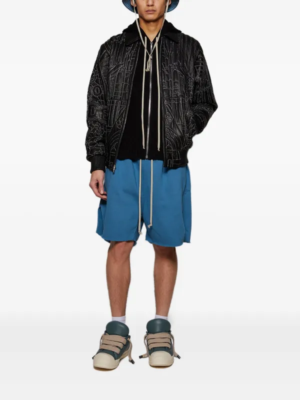 Who Decides War x PP Cathedral Bomber Jacket | Black | FARFETCH