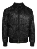 Who Decides War x PP Cathedral bomber jacket - Black