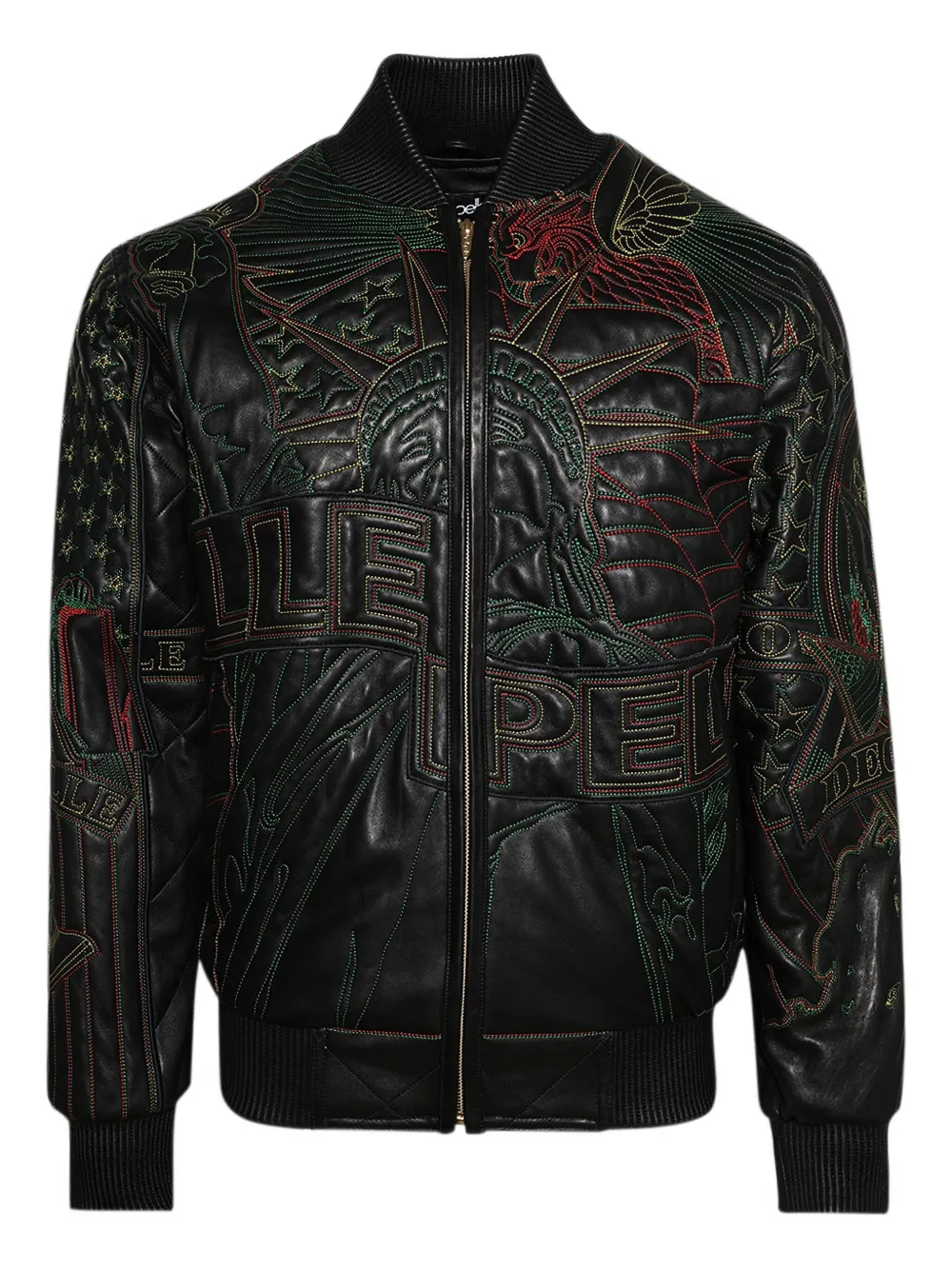 Who Decides War x PP Monument bomber jacket | Black | Image 1