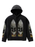 Who Decides War Matrimony stained-glass hoodie - Black