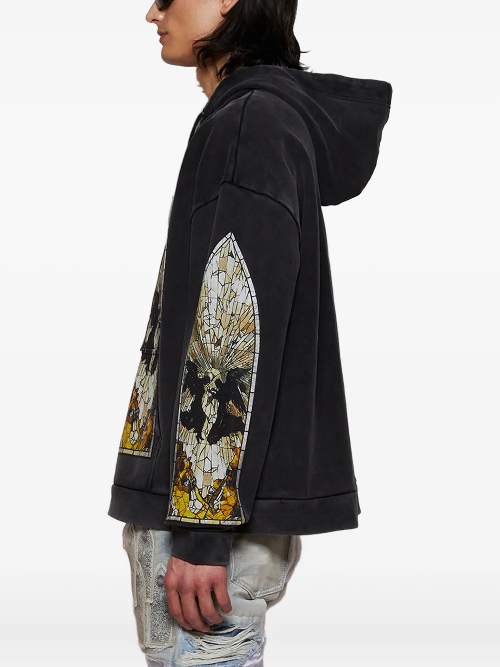 Who Decides War Matrimony hoodie met print Zwart