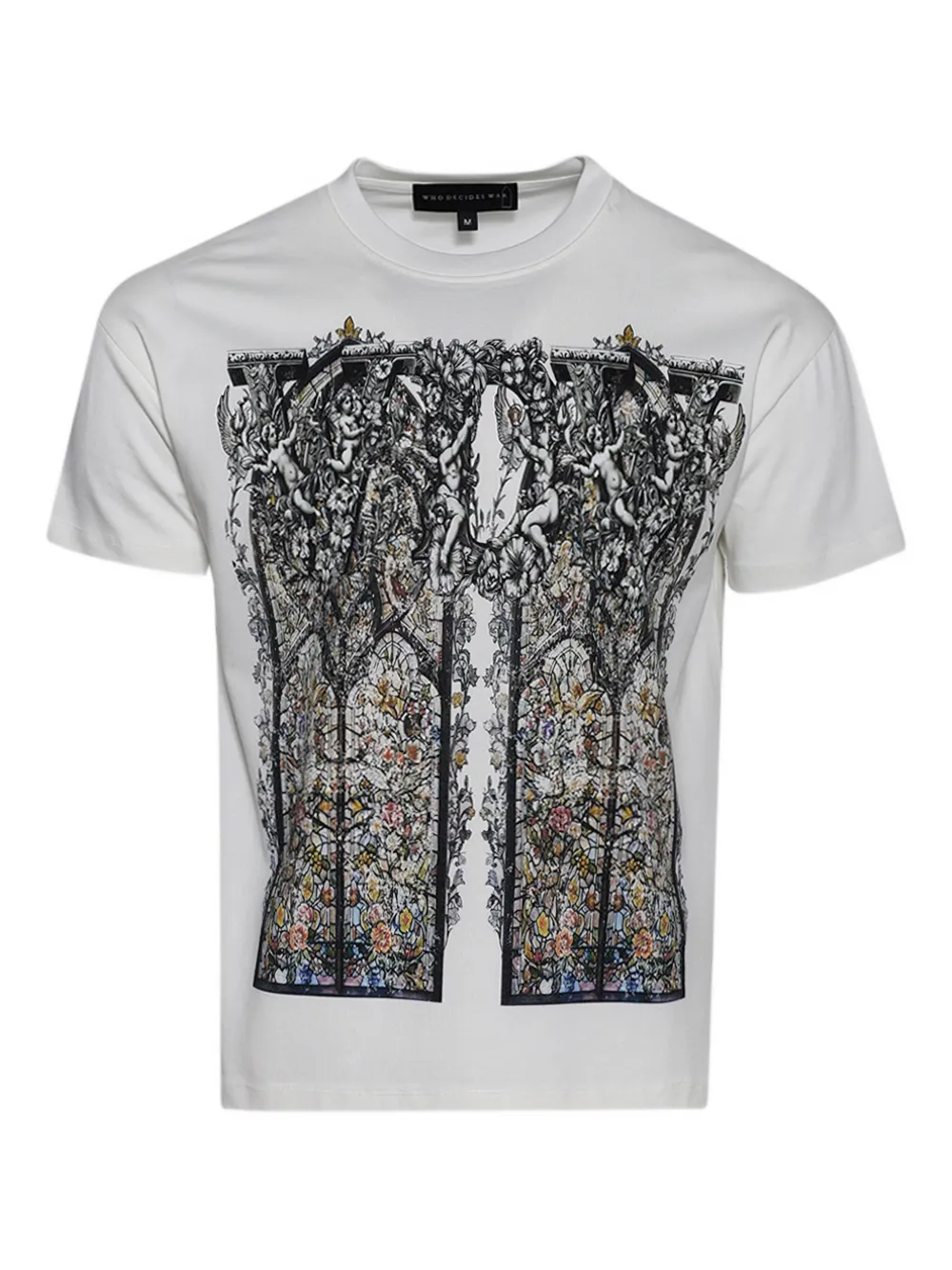 Who Decides War T-shirt met grafische print - Wit