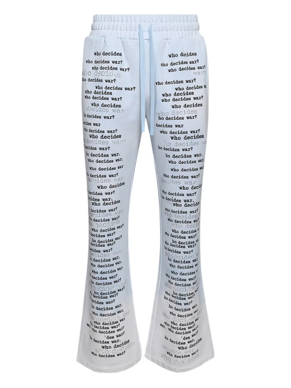 Who Decides War Scripture track pants | Blue | Image 1