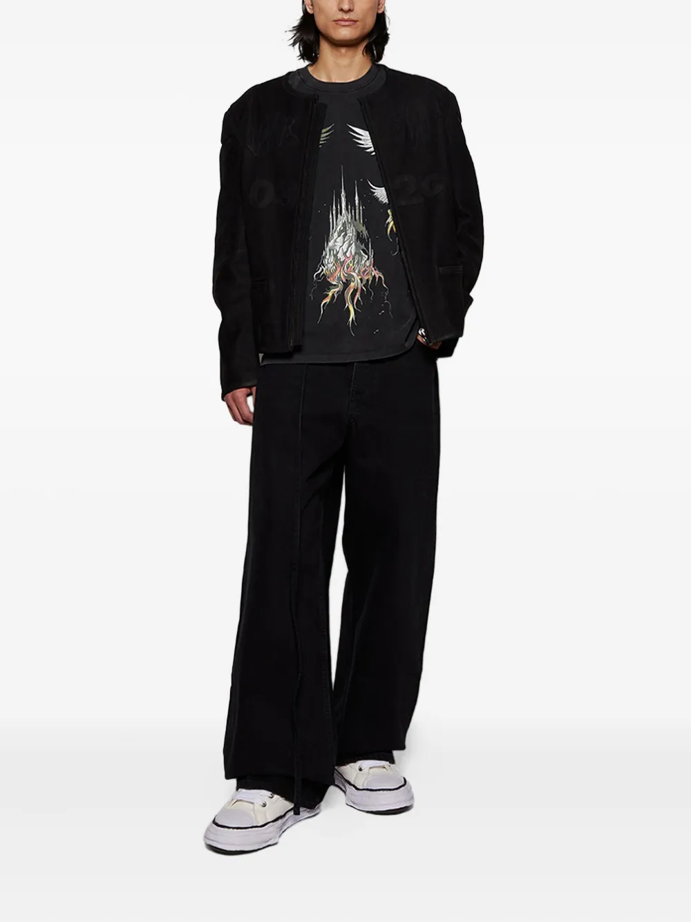 Who Decides War Nefarious printed T-shirt | Black | Image 1