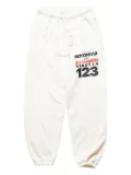 RRR123 cotton track pants - White