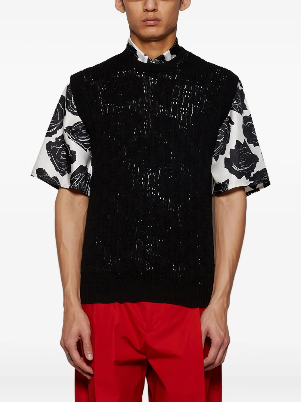 Marni Top met ronde hals Zwart