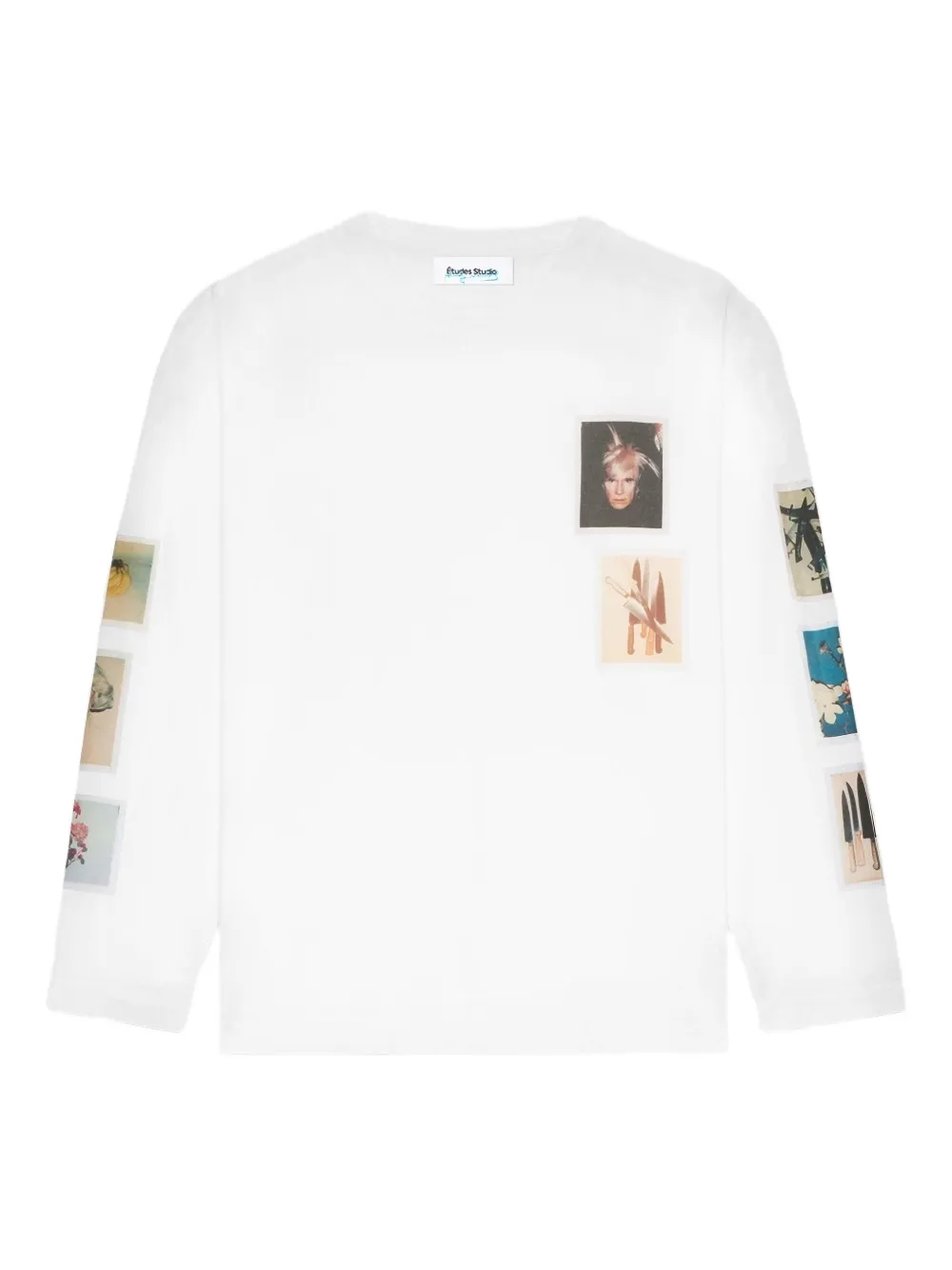 Études Studio フォトプリント ロングTシャツ - ホワイト Études Studio フォトプリント ロングTシャツ - ホワイト
