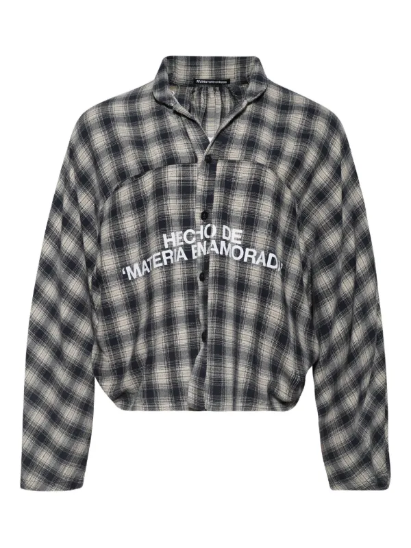 定価12万❗️RRR123 NAZARENE SHIRT チェックシャツ 定価12万❗️RRR123 NAZARENE SHIRT チェックシャツ 定価12万