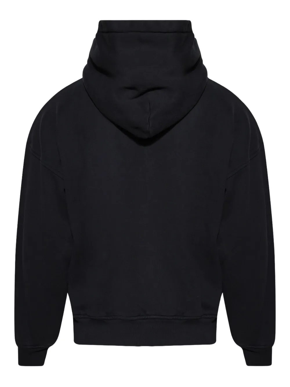 RHUDE logo-print hoodie Zwart
