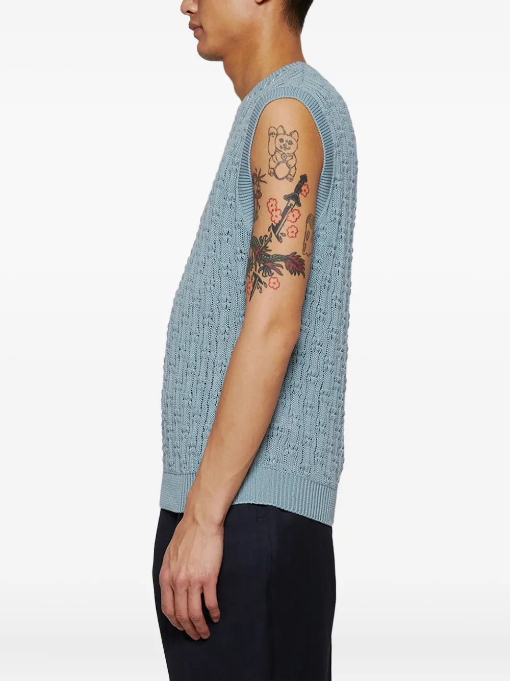 Marni Top met ronde hals Blauw