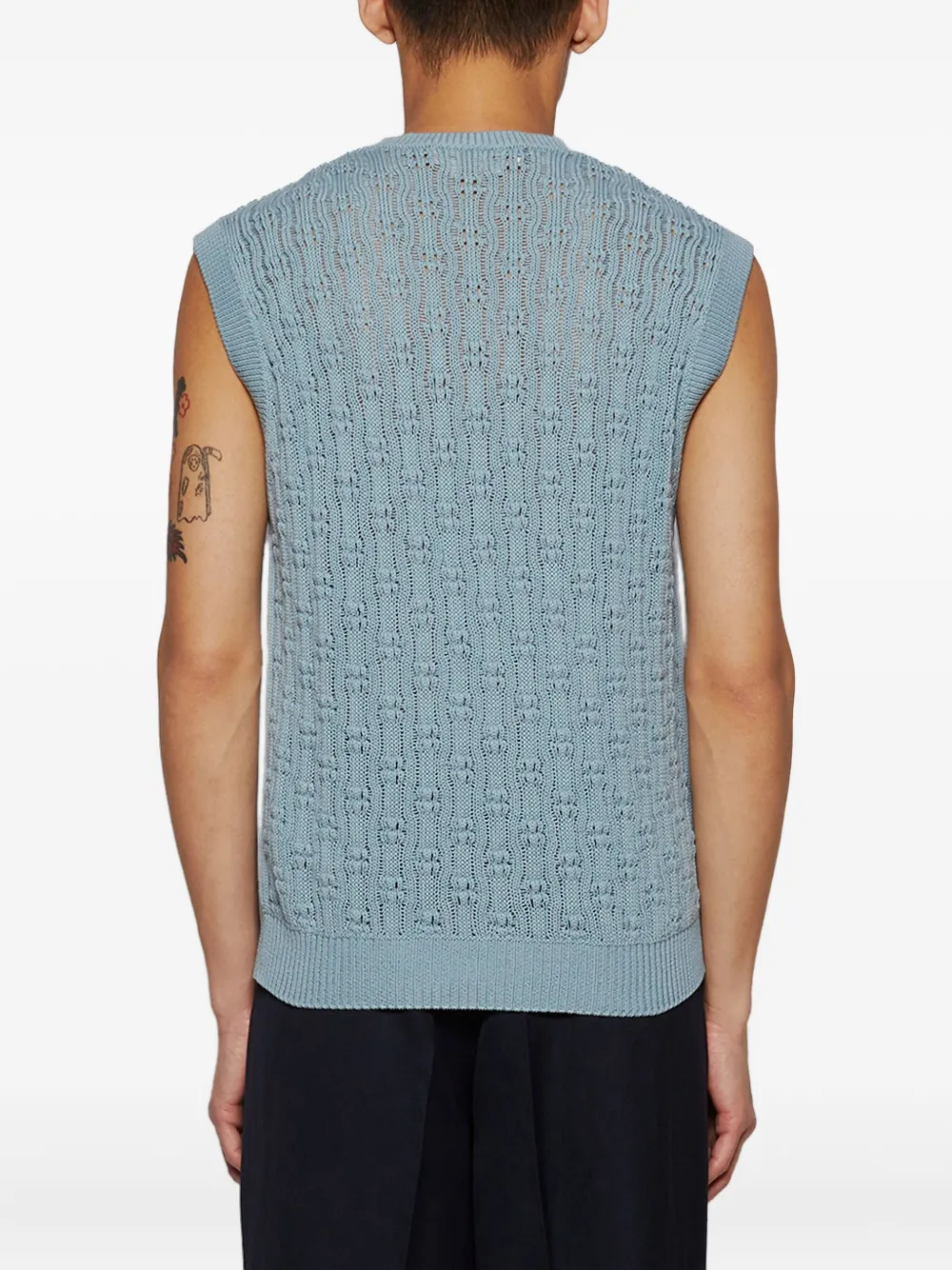 Marni Top met ronde hals Blauw