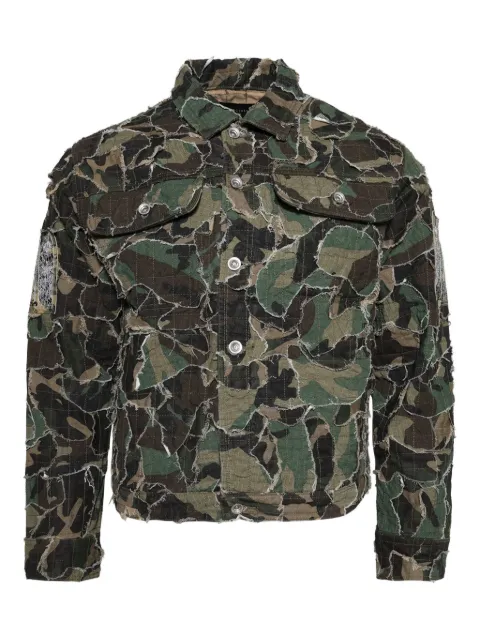 Who Decides War sobrecamisa con estampado militar