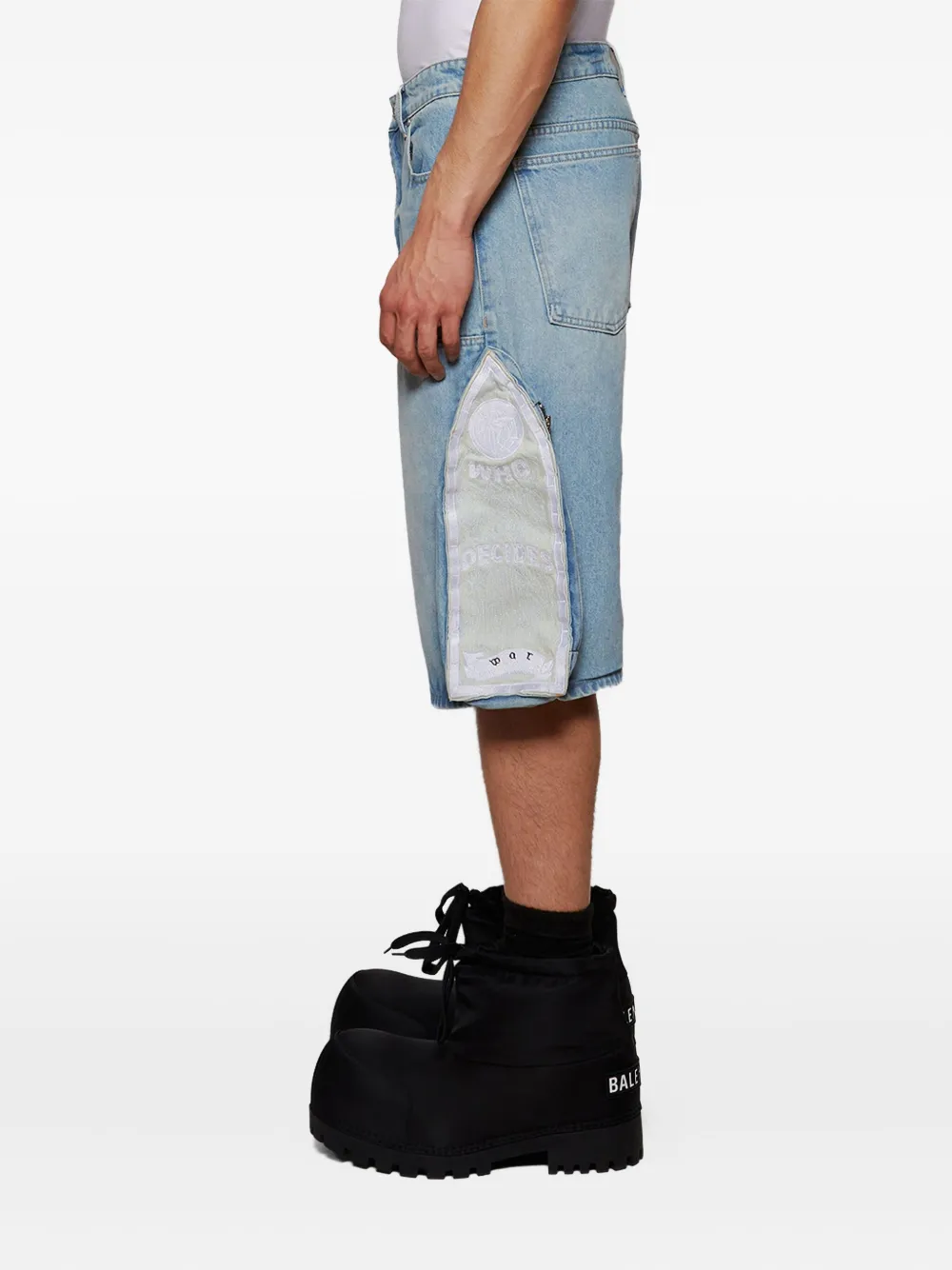 Who Decides War Denim shorts Blauw