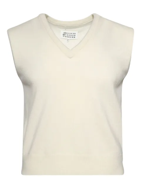 Maison Margiela V-neck cropped vest