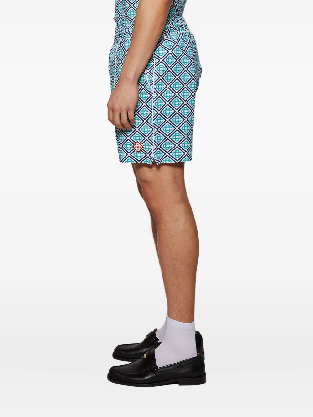 Casablanca Badstof shorts Blauw