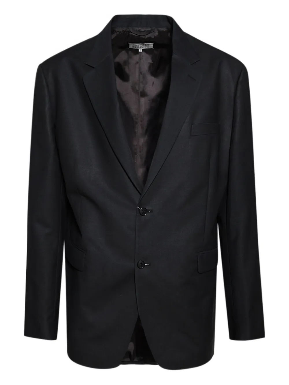 Maison Margiela three-button jacket - ブルー Maison Margiela three-button jacket - ブルー