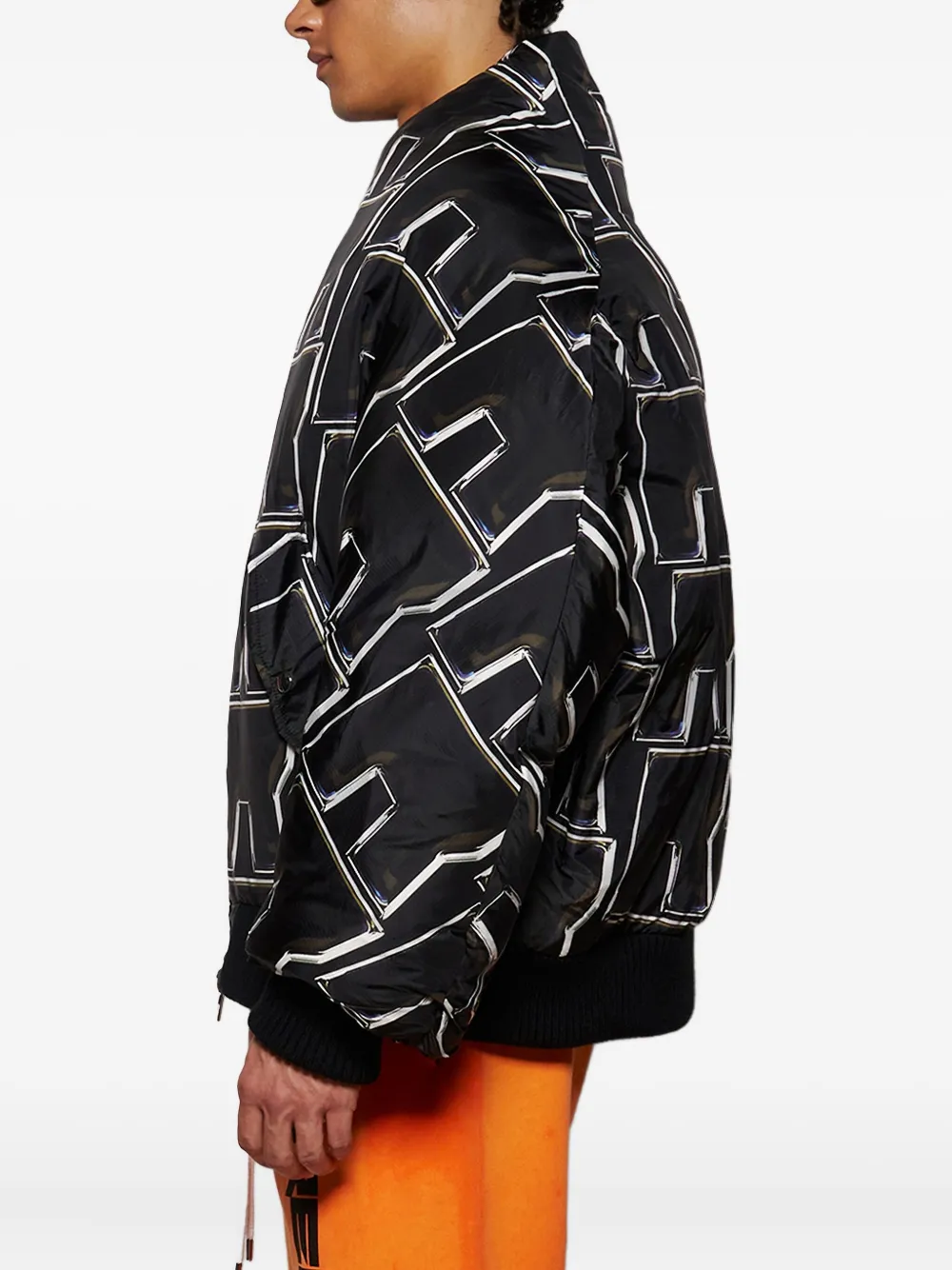 Rrr123 Abstract-pattern Print Jacket