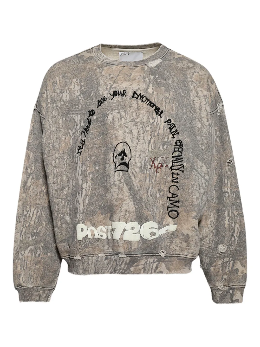 Paly Emotional Pain sweatshirt | Neutrals | Image 1