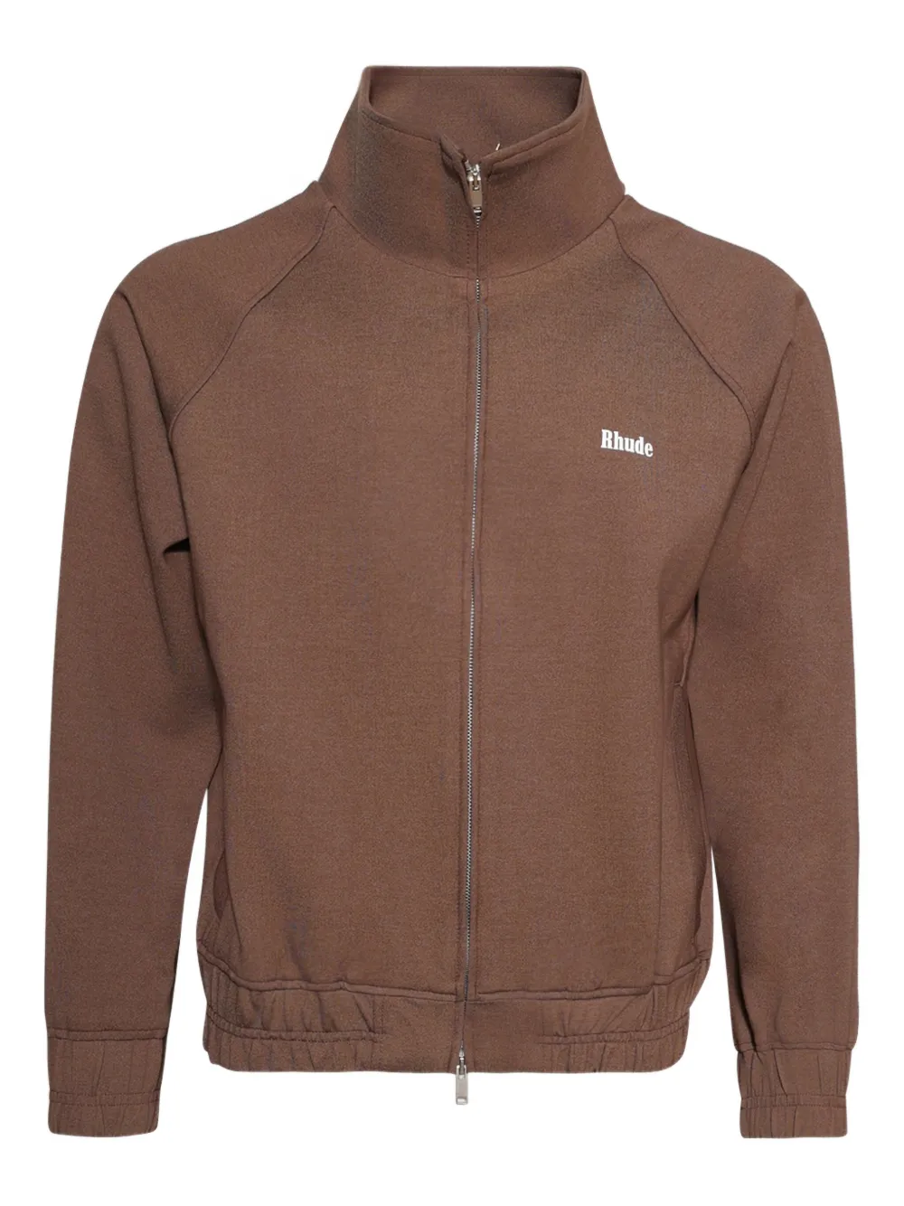 RHUDE Hampton zip-up track jacket | Brown | Image 1