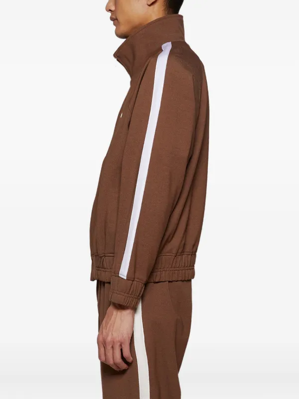 RHUDE Hampton zip-up Track Jacket | Brown | FARFETCH