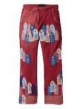Who Decides War Patched Arch jeans - Red