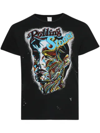 新品☆未使用 MADE WORN ROLLING STONES T-SH MadeWorn Rolling Stones Tシャツ | ブラック | FARFETCH JP
