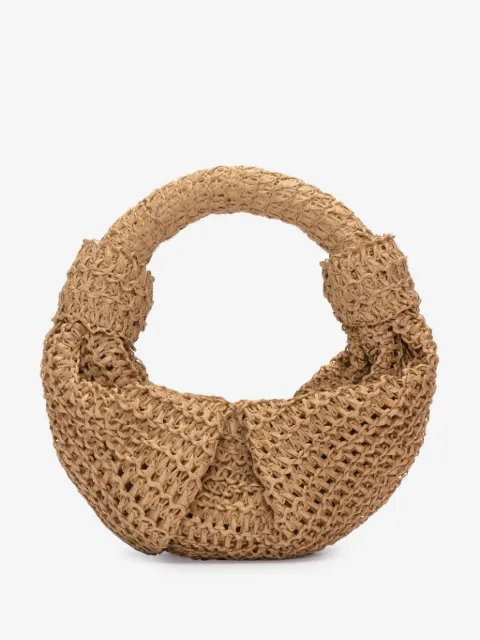 Simon Miller raffia lopsy bag