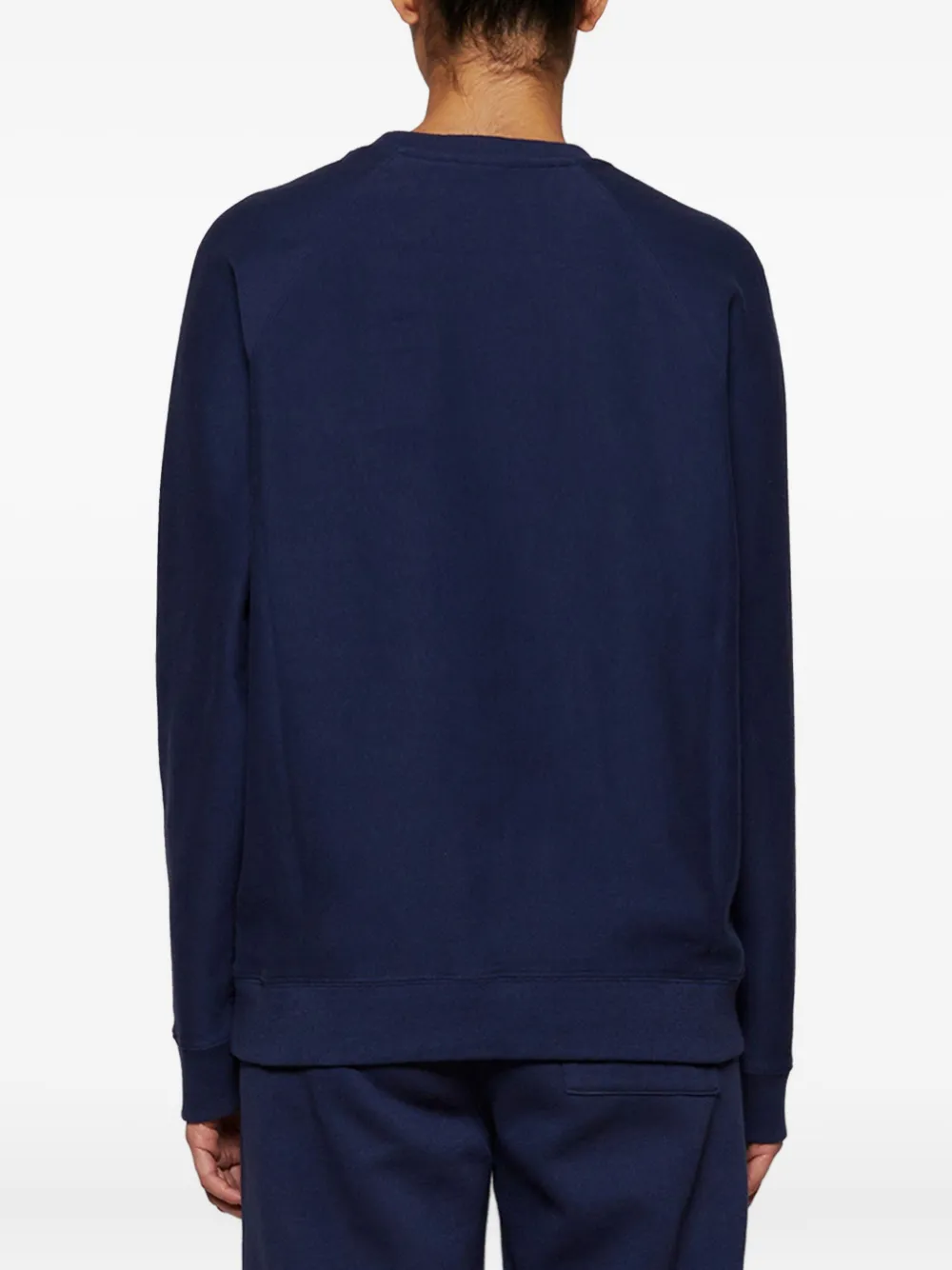 Sporty & Rich Beverly Hills sweater met ronde hals en wapenschild Blauw