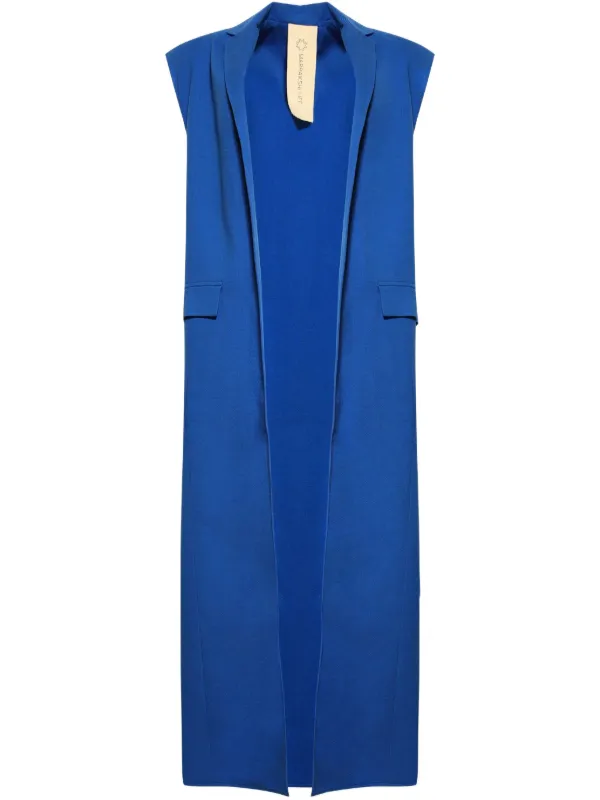 Marrakshi Life The Elongated Vest in Blue