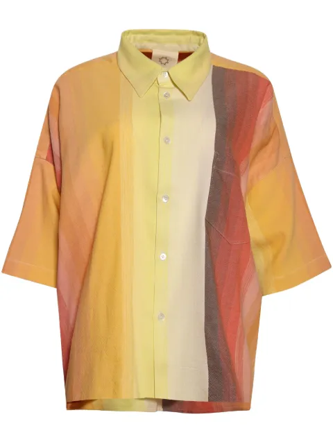Marrakshi Life camisa oversize con manga corta