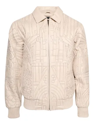 WHO DECIDES WAR ボンバージャケット Who Decides Warのブルー ヴィンテージ ボンバー デニムジャケットが